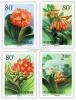 Clivia Flowers Stamps