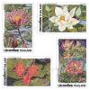 Lotus and Water Lily in Stamp Mosic Postage Stamps