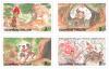 International Letter Writing Week 1996 Commemorative Stamps - Thai Literatures