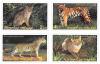 Wild Animals (6th Series) Postage Stamps - Tiger, Big Cat, Leopard