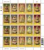 Phra Khrueang Benchaphakhi Postage Stamps Full Sheet  [Vanished & Embossed]