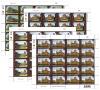 Thai Heritage Conservation Day 2009 Commemorative Stamps Full Sheet Set - Stone Sancturies