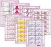 Orchid Postage Stamps (Issue of 2009) Full Sheet Set