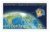 Thailand Earth Observation Systems Satellite (THEOS) Postage Stamp [Glow under blacklight]