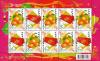 [Issued Date: 2015-02-09] Chinese New Year 2015 Postage Stamps Full Sheet - Orange and Angpao(Red envelope)  [Partly gold foil stamping]