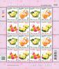 [Issued Date: 2019-11-15] New Year 2020 Postage Stamps Full Sheet of 4 Sets - Thai Sweets